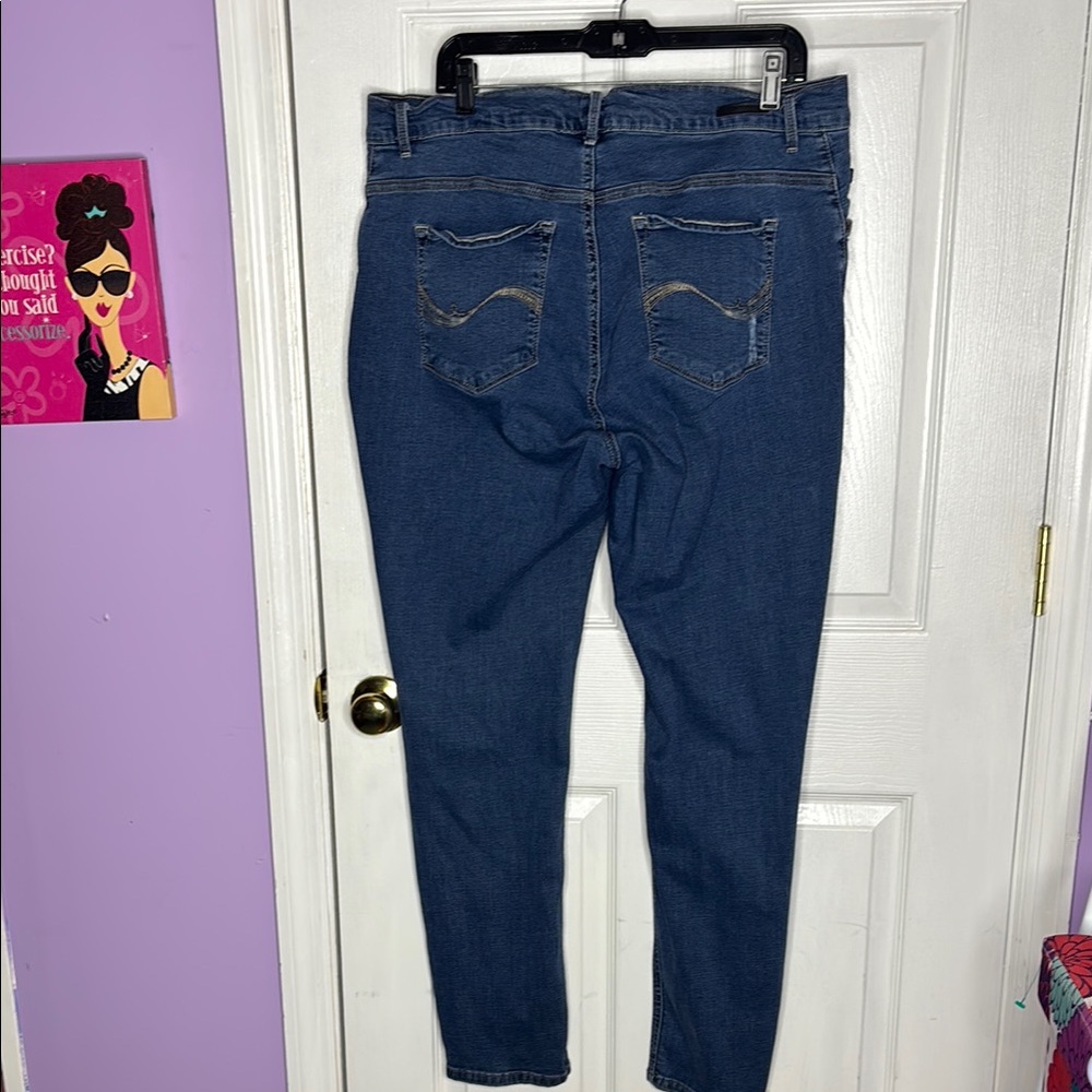 Lee Blue Skinny Jeans Classic Denim - Picture 2 of 6